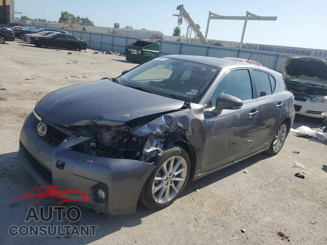 LEXUS CT 200 2012 - JTHKD5BH4C2104205