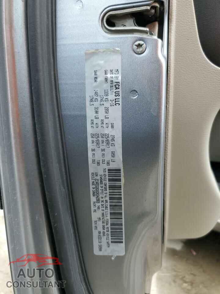 DODGE CARAVAN 2016 - 2C4RDGBG6GR342969