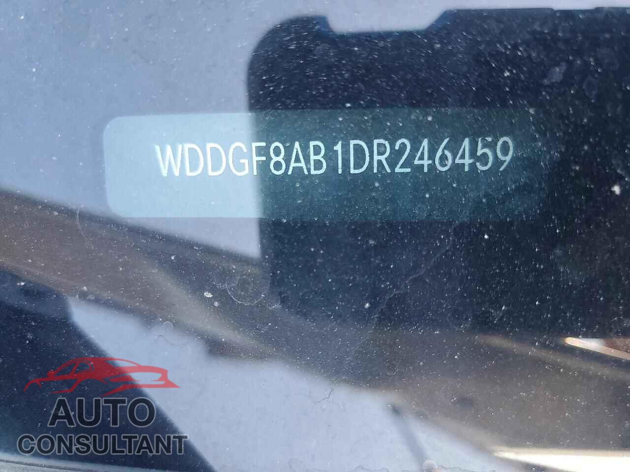 MERCEDES-BENZ C-CLASS 2013 - WDDGF8AB1DR246459
