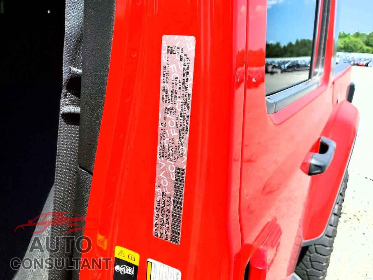 JEEP GLADIATOR 2021 - 1C6HJTAG2ML582790