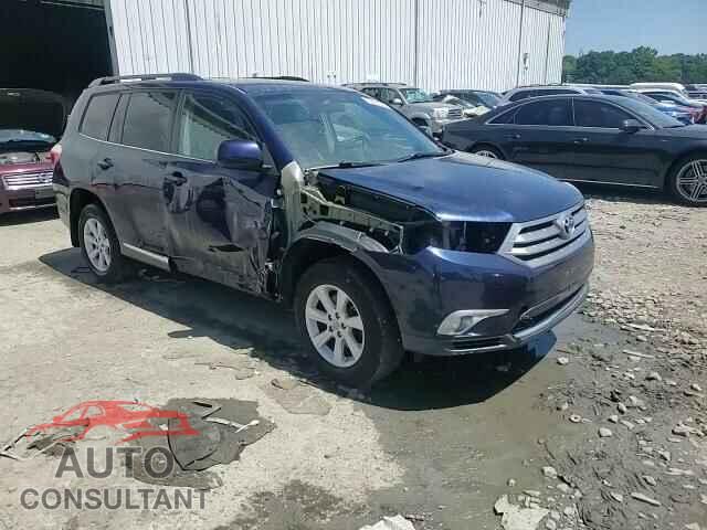 TOYOTA HIGHLANDER 2013 - 5TDBK3EH8DS191124