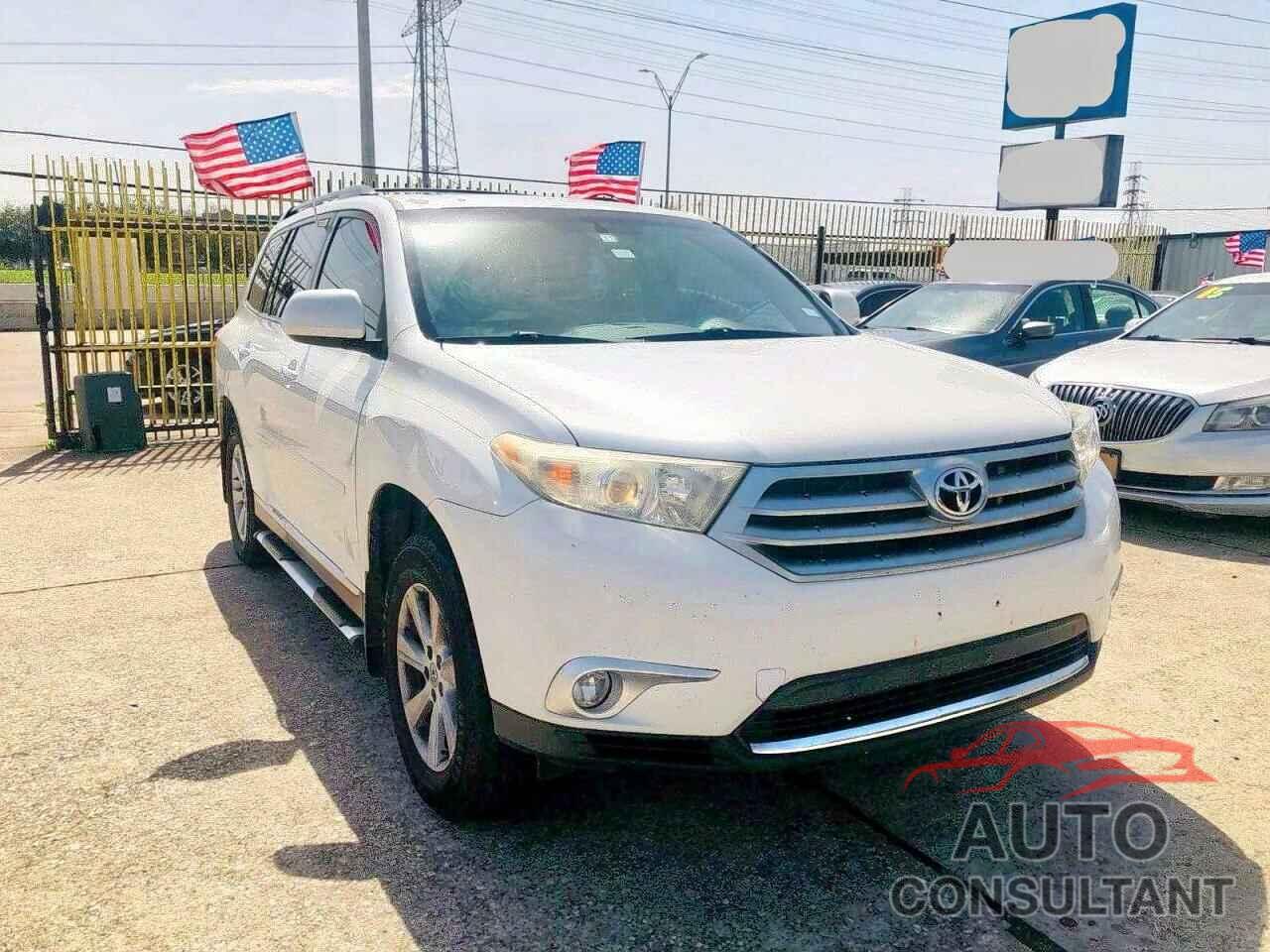 TOYOTA HIGHLANDER 2013 - 5TDZK3EH1DS098279