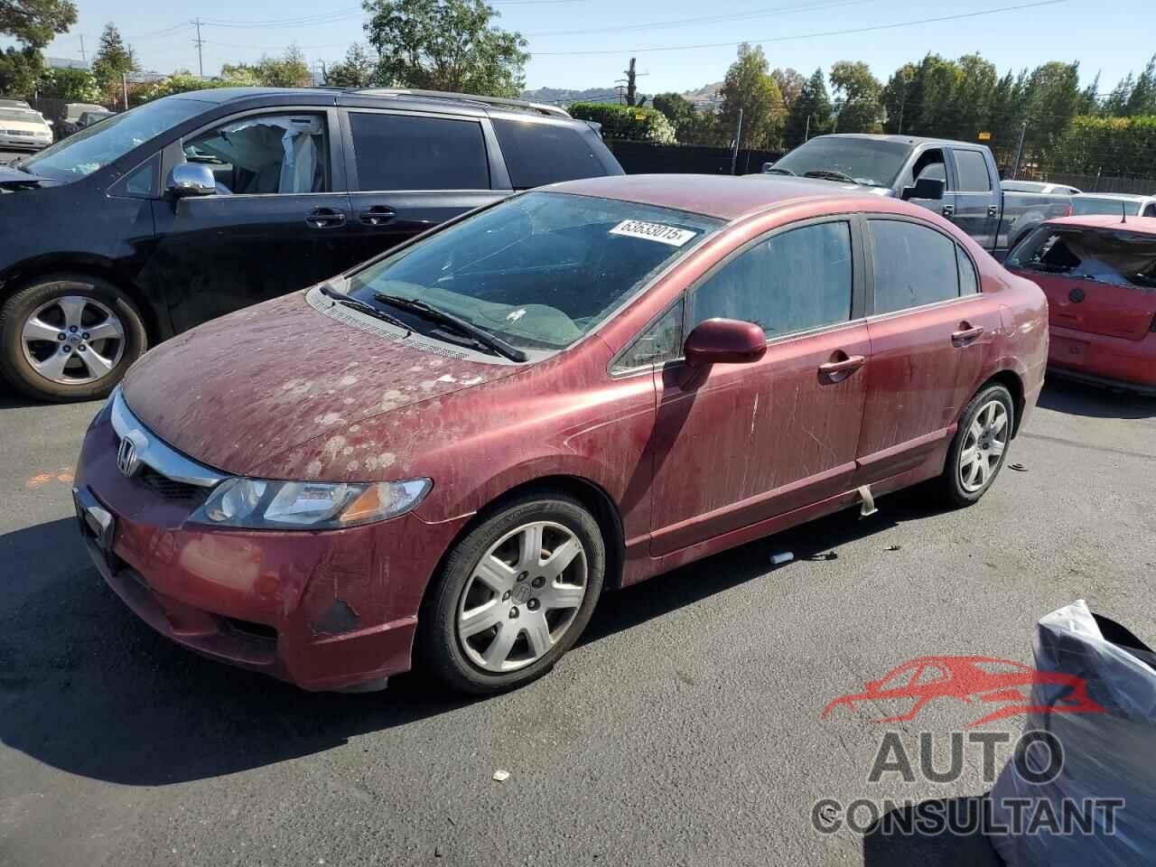 HONDA CIVIC 2010 - 19XFA1F52AE012868