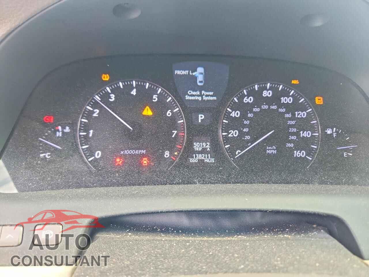 LEXUS LS460 2011 - JTHBL5EF6B5106130