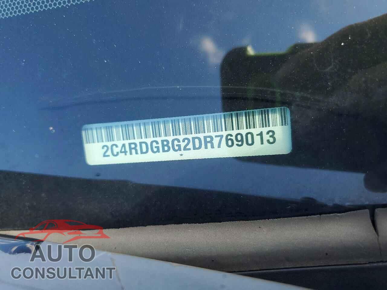 DODGE CARAVAN 2013 - 2C4RDGBG2DR769013