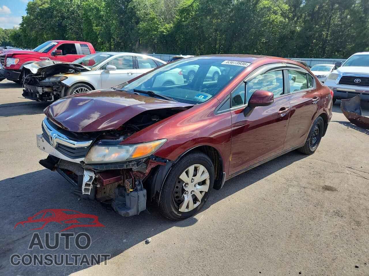 HONDA CIVIC 2012 - 19XFB2F52CE317664