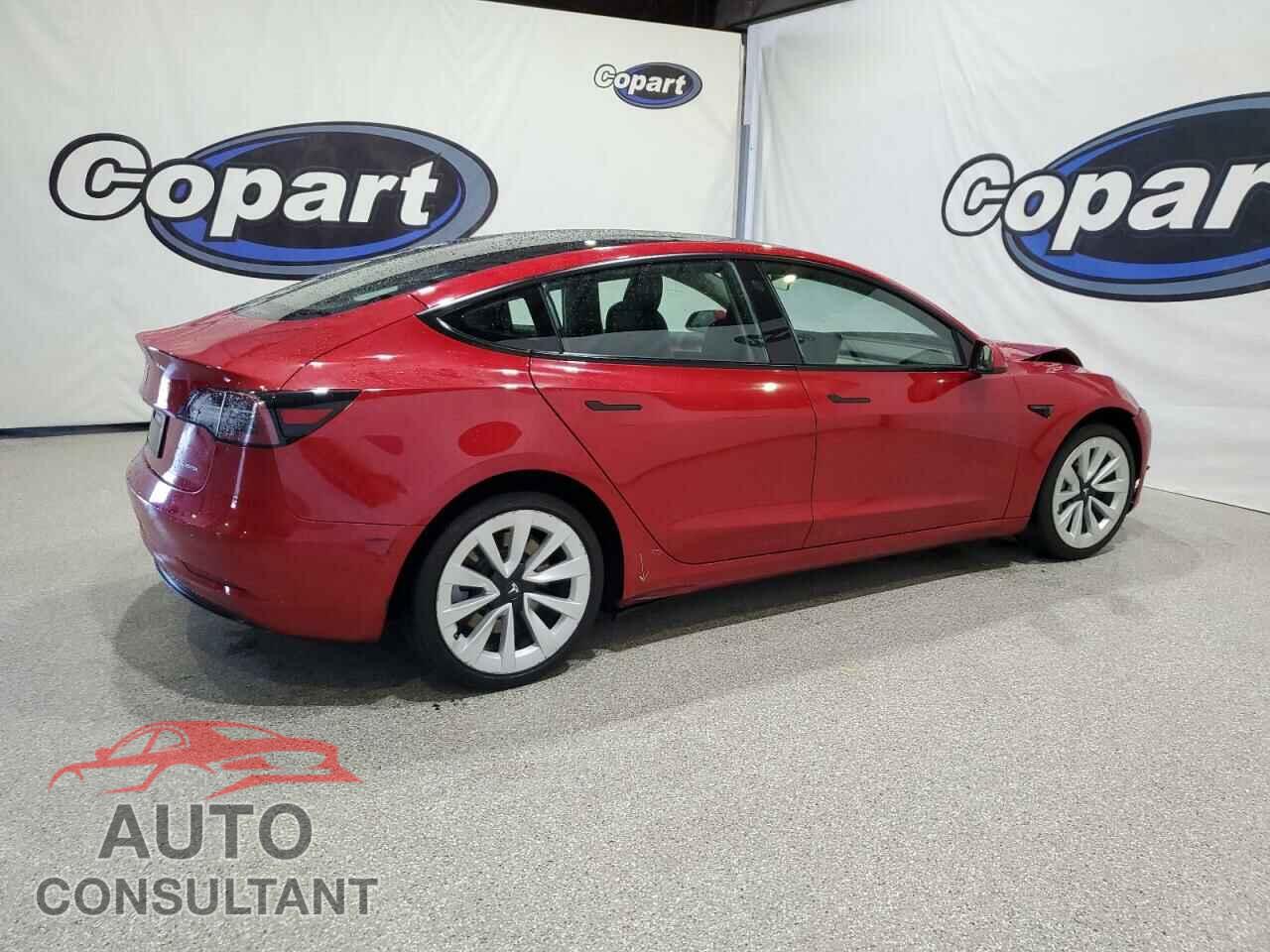 TESLA MODEL 3 2022 - 5YJ3E1EB4NF288189