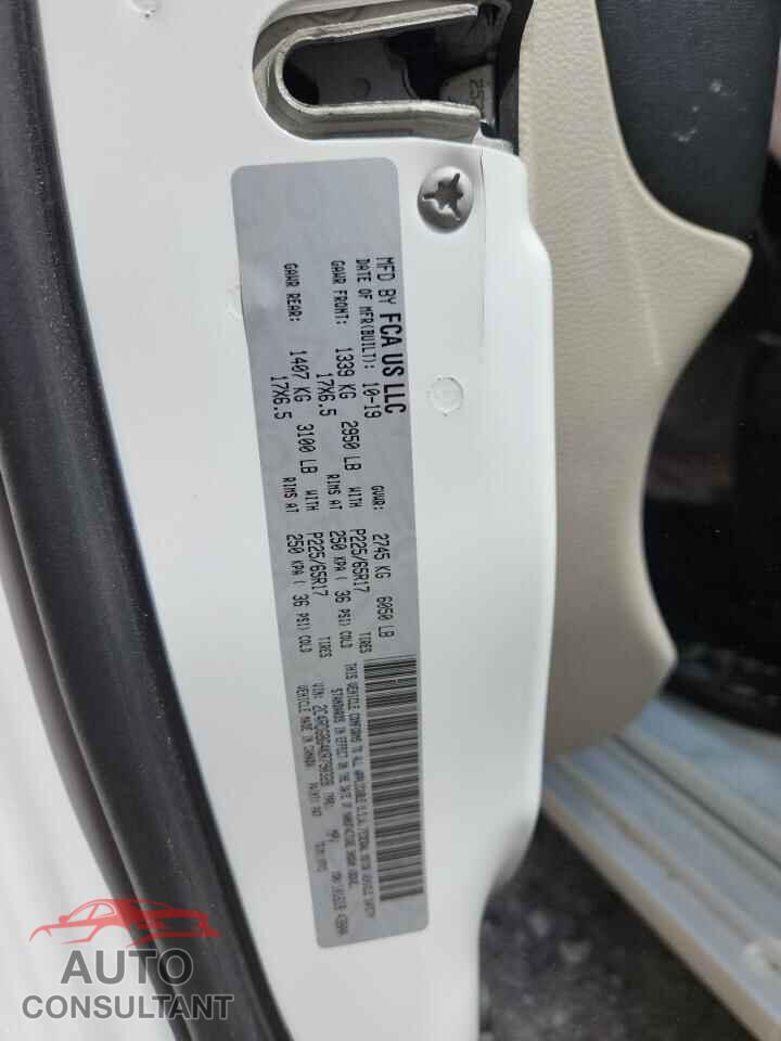 DODGE CARAVAN 2019 - 2C4RDGBG4KR790328