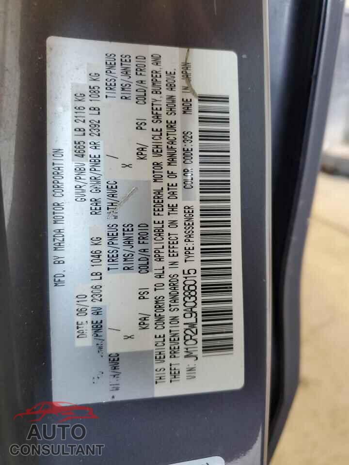 MAZDA 5 2010 - JM1CR2WL9A0386015
