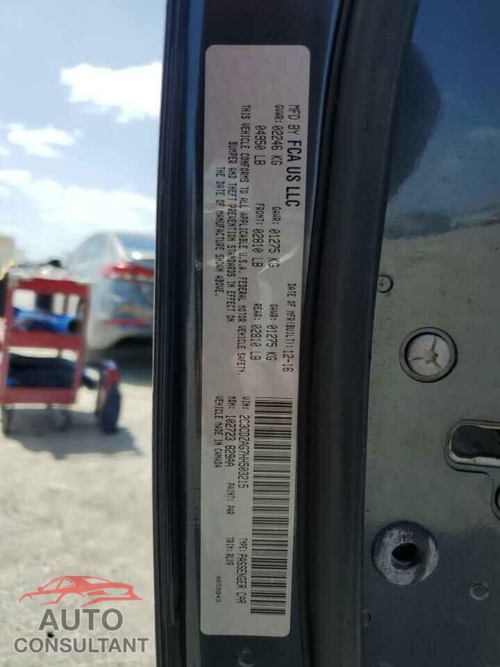 DODGE CHALLENGER 2017 - 2C3CDZAG7HH503215