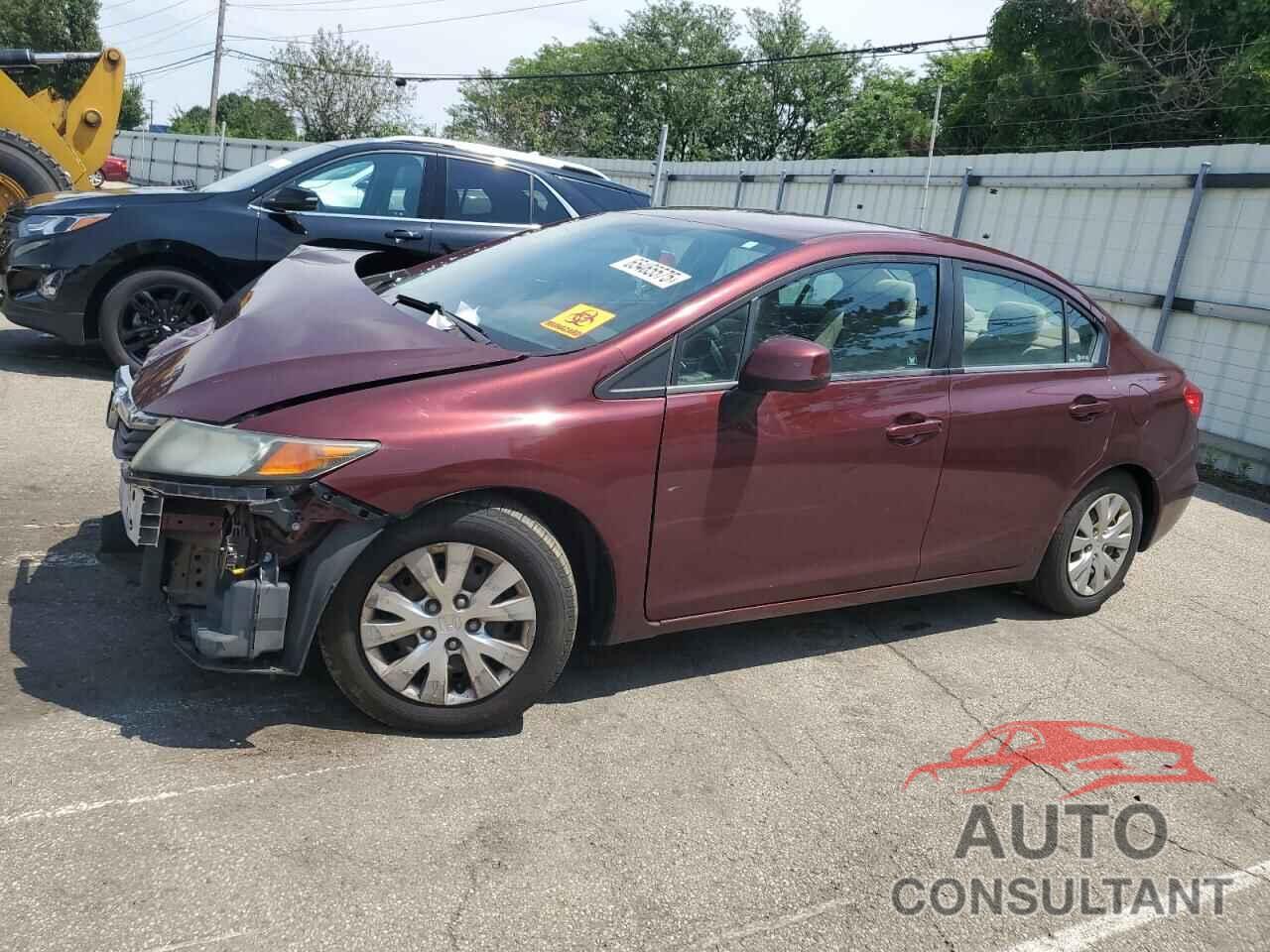 HONDA CIVIC 2012 - 19XFB2F5XCE075772