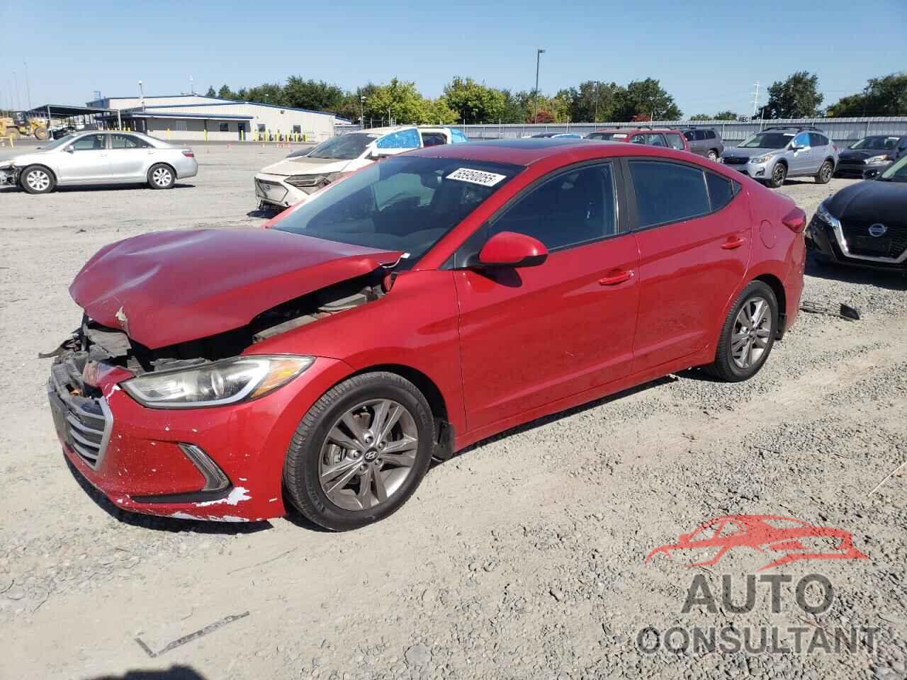 HYUNDAI ELANTRA 2017 - KMHD84LF9HU358828