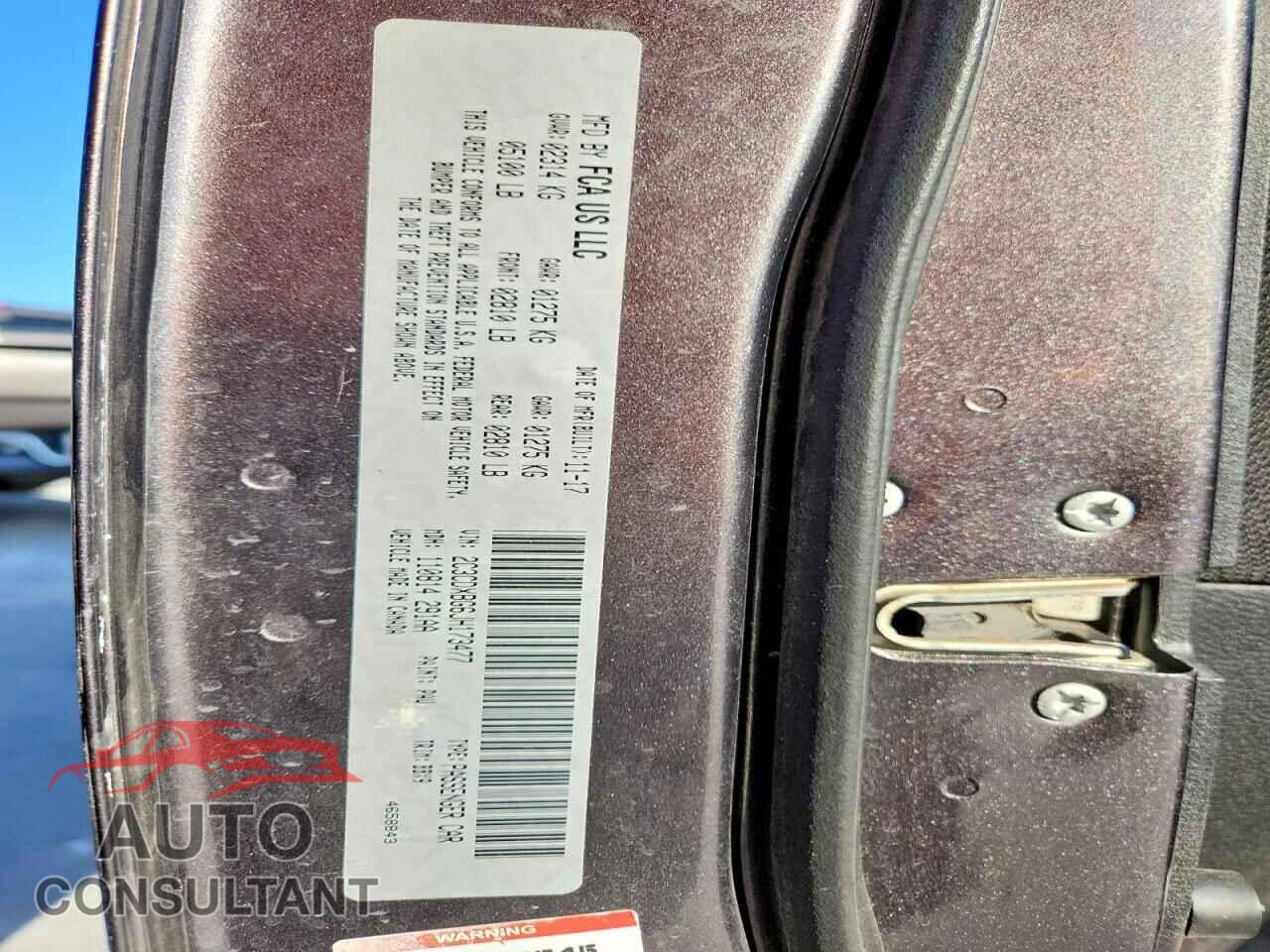 DODGE CHARGER 2018 - 2C3CDXBG6JH173477