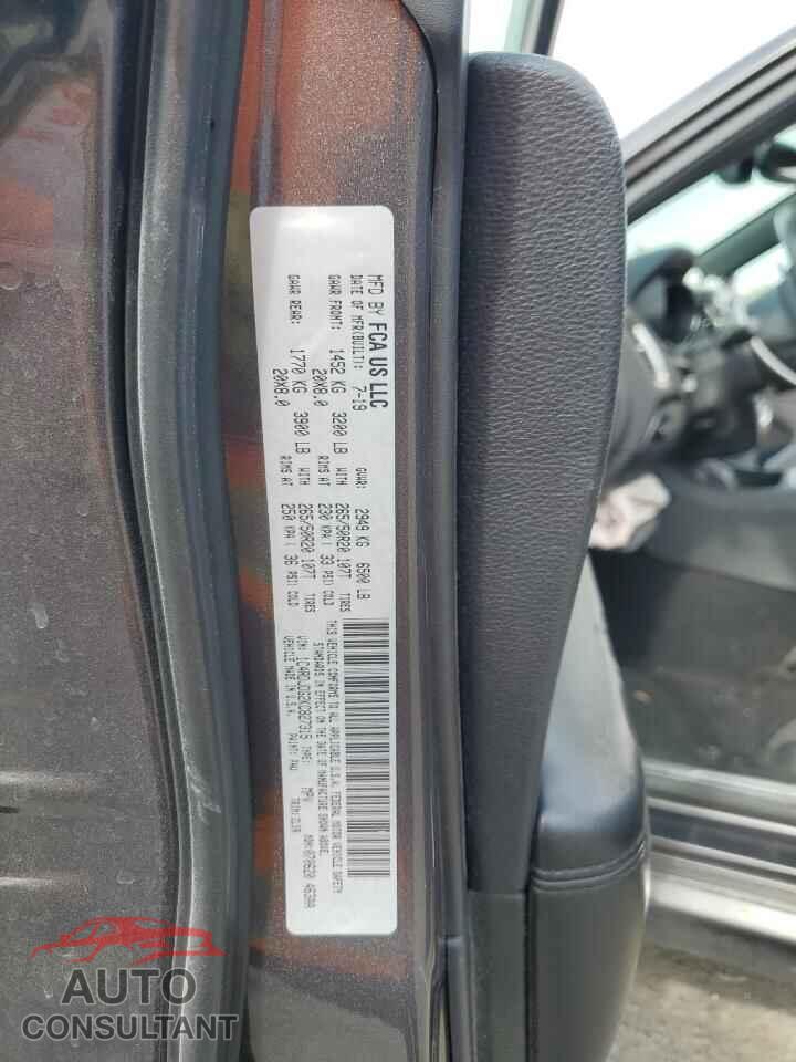 DODGE DURANGO 2019 - 1C4RDJDG2KC827315