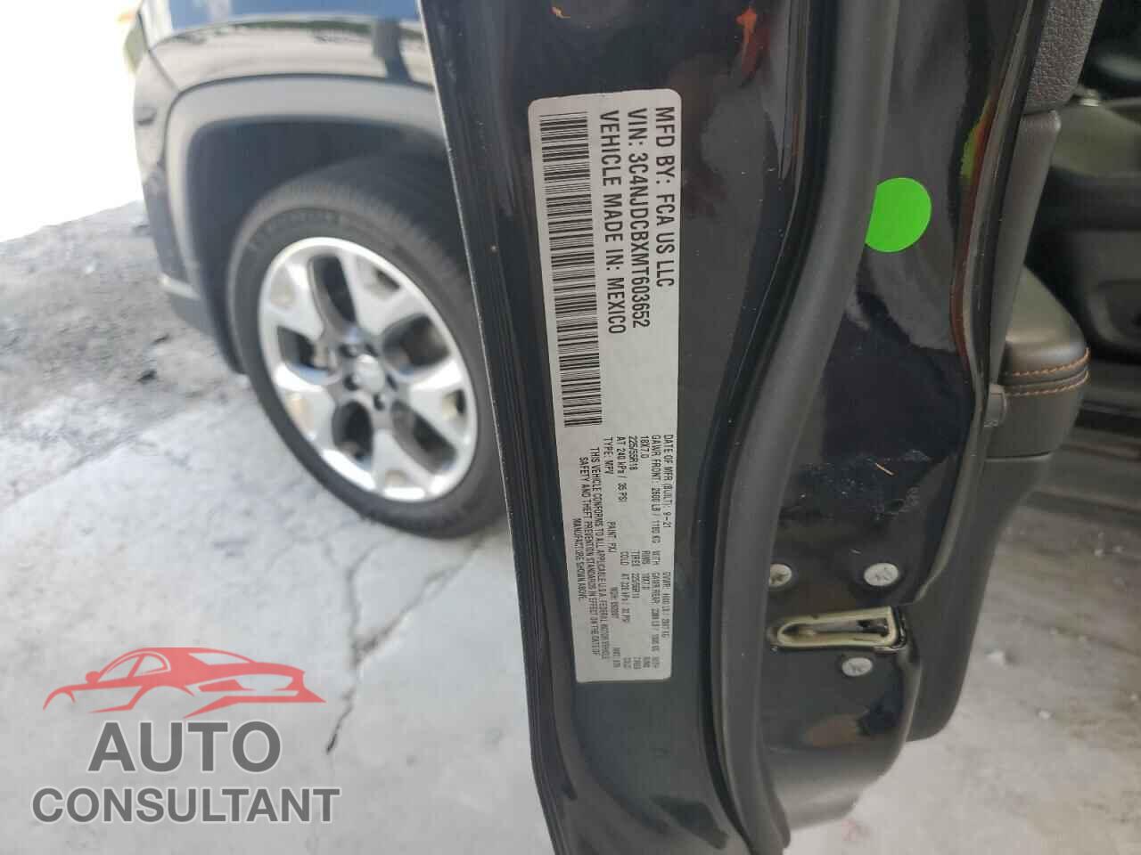 JEEP COMPASS 2021 - 3C4NJDCBXMT603652