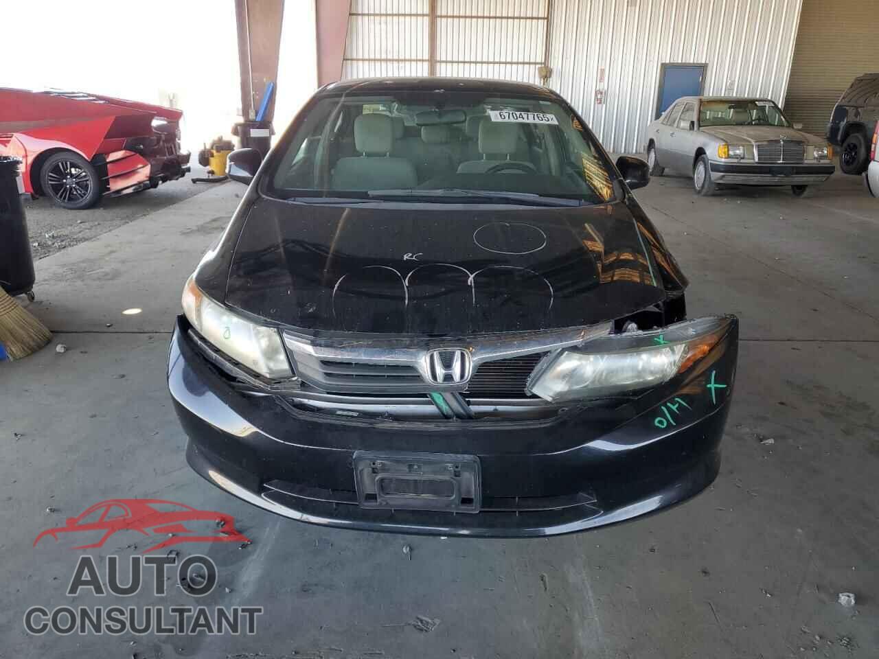 HONDA CIVIC 2012 - 19XFB2F52CE310729