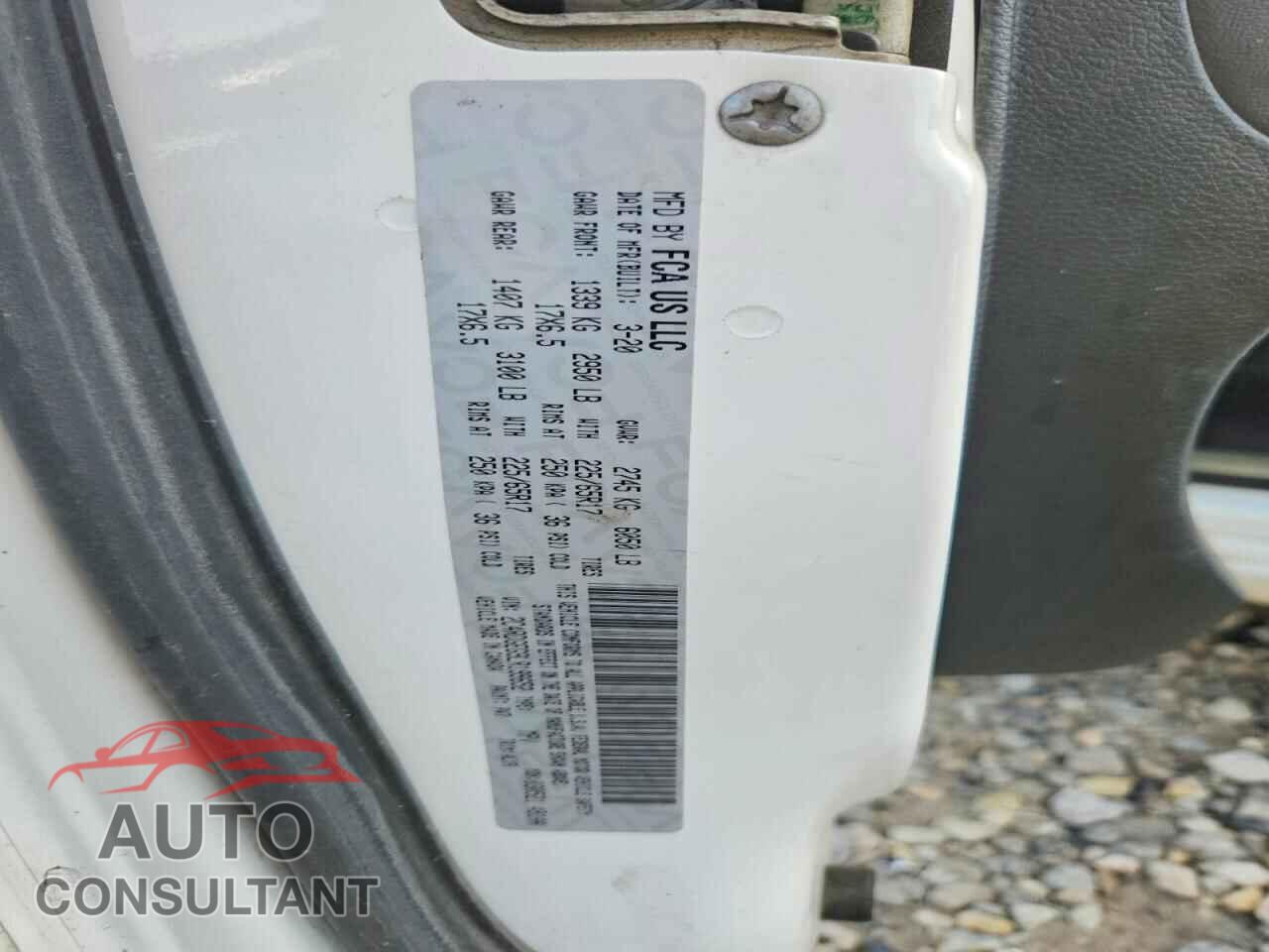 DODGE CARAVAN 2020 - 2C4RDGEG9LR199652