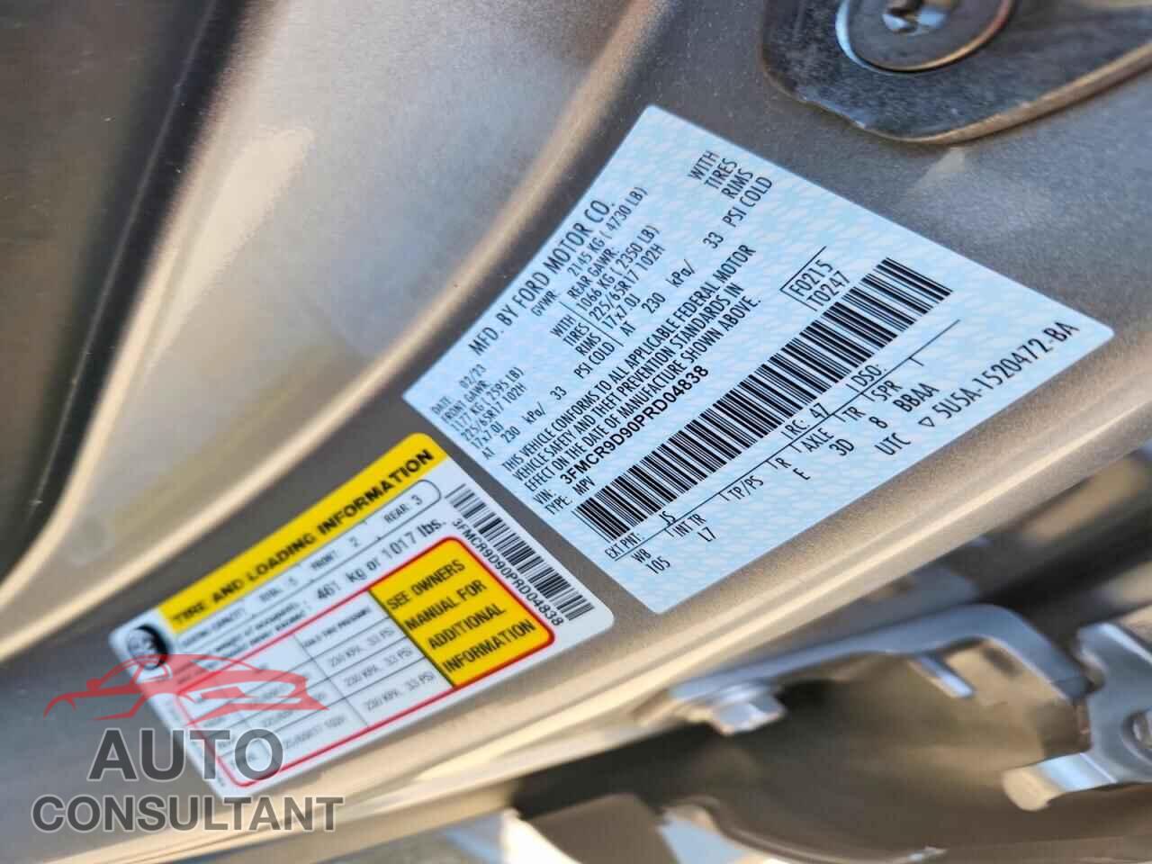 FORD BRONCO 2023 - 3FMCR9D90PRD04838