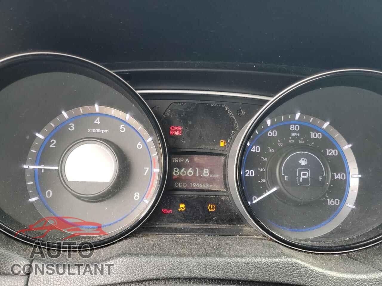 HYUNDAI SONATA 2013 - 5NPEC4AC8DH551122