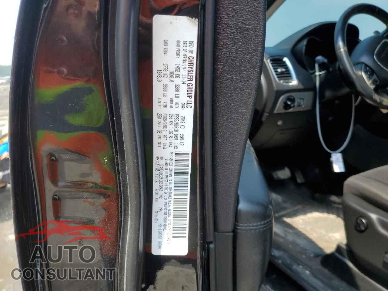 DODGE DURANGO 2015 - 1C4RDJAG2FC696042