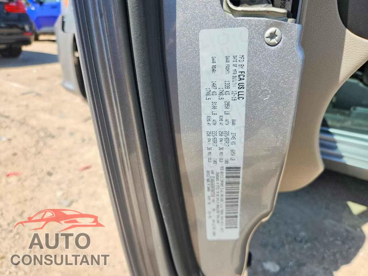DODGE CARAVAN 2019 - 2C4RDGBG8KR807356