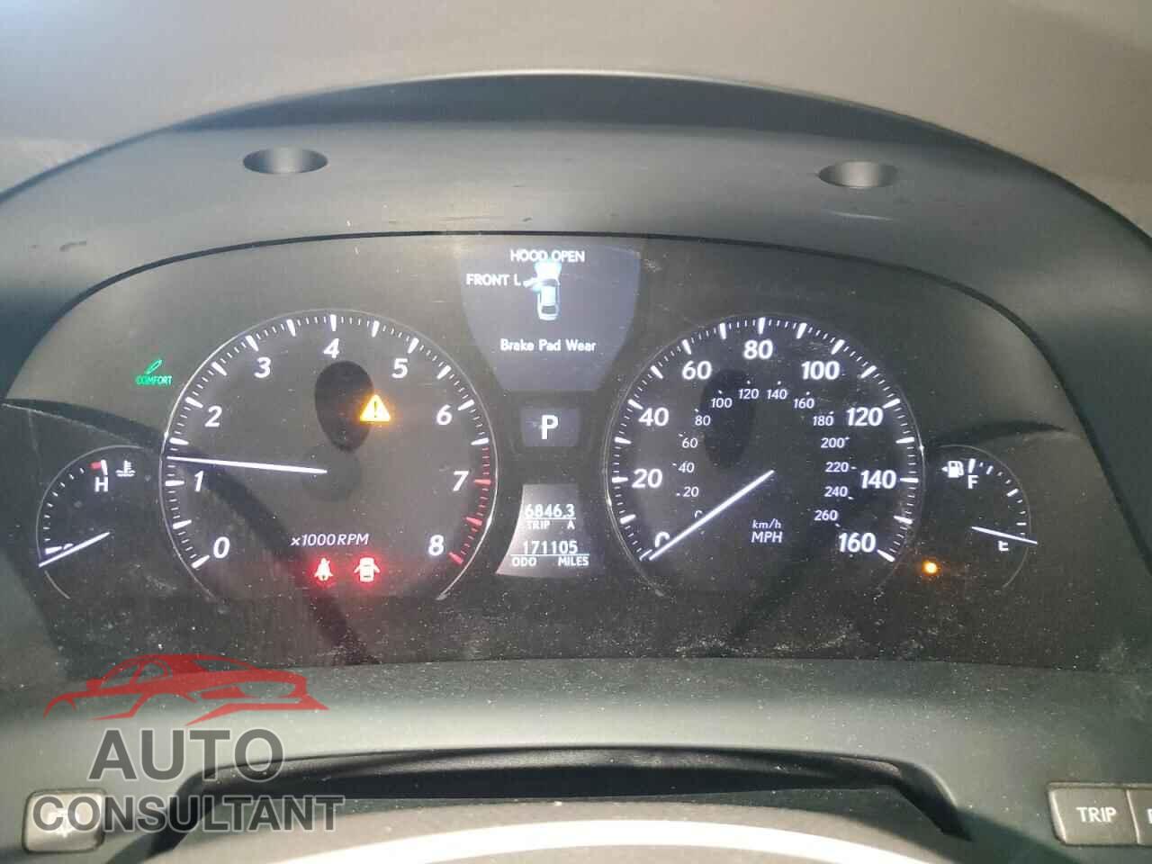 LEXUS LS460 2010 - JTHCL5EF8A5005397