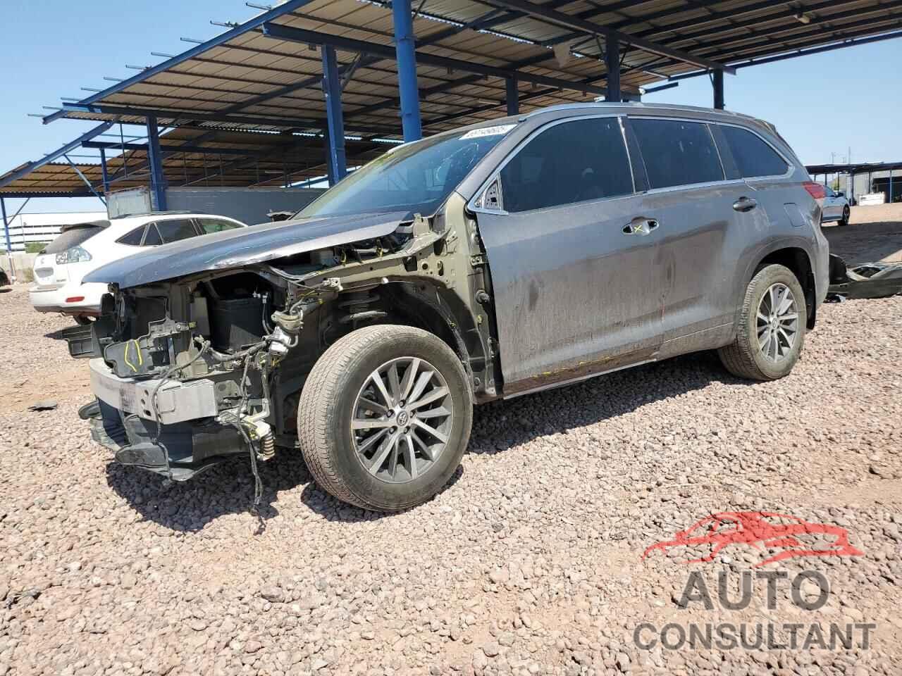 TOYOTA HIGHLANDER 2017 - 5TDJZRFH6HS451678