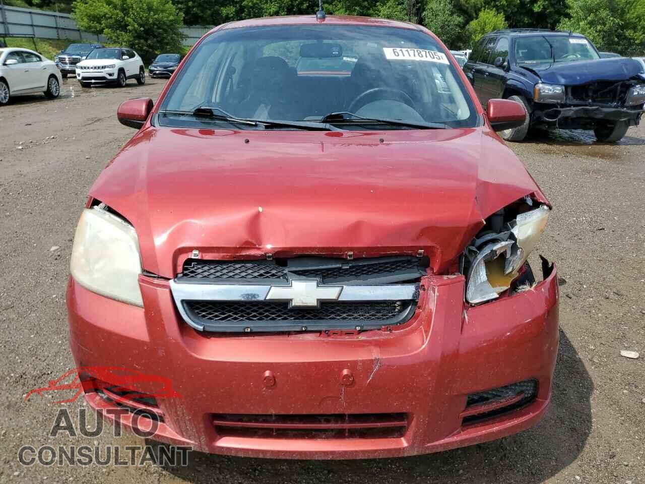 CHEVROLET AVEO 2009 - KL1TD56E29B677075