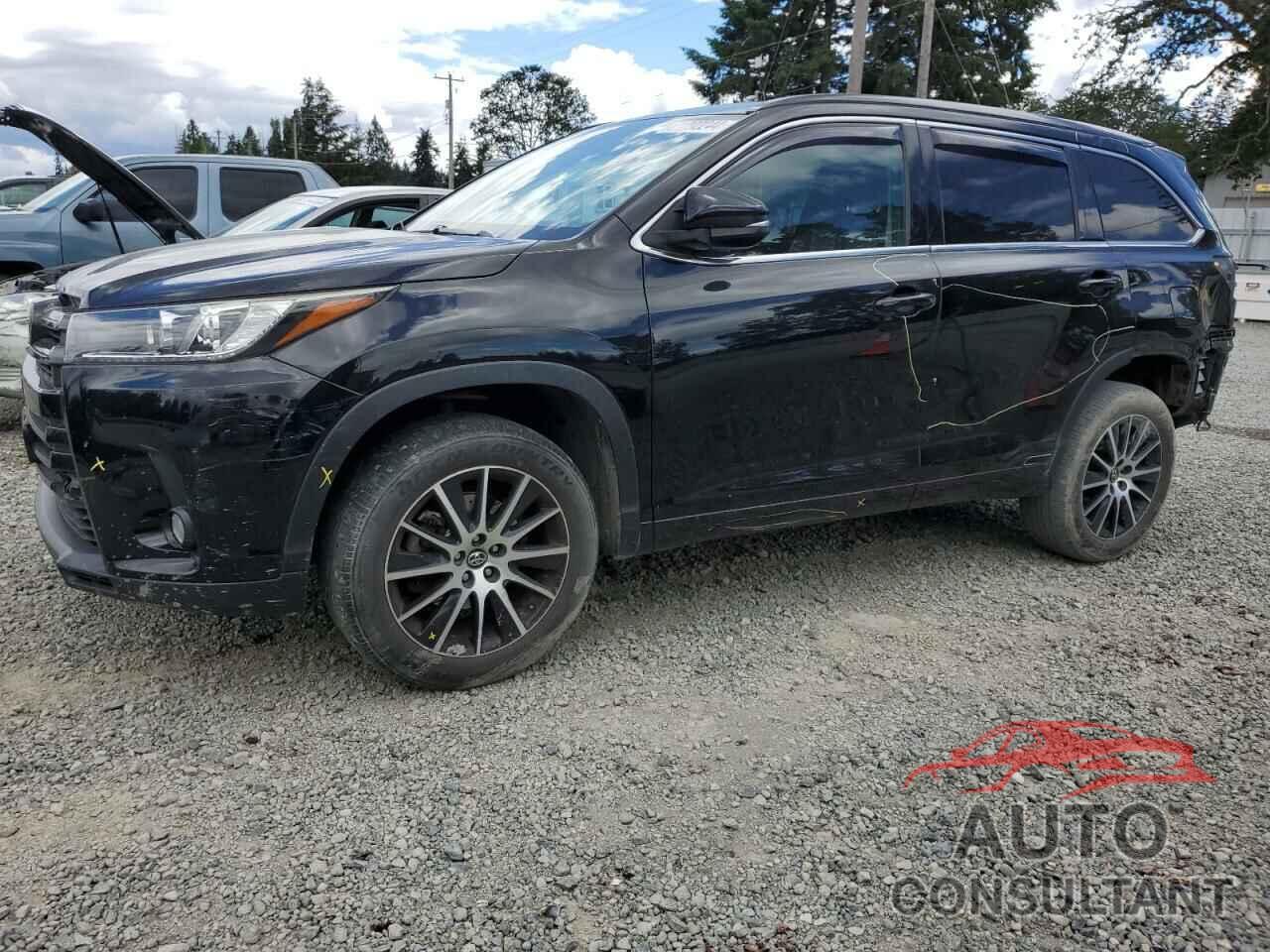 TOYOTA HIGHLANDER 2017 - 5TDKZRFH0HS509840