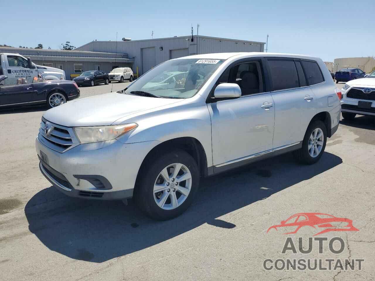 TOYOTA HIGHLANDER 2012 - 5TDZA3EH8CS018994