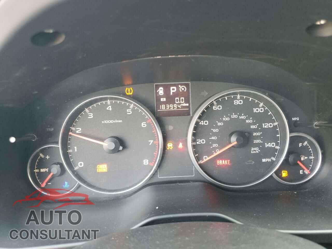 SUBARU OUTBACK 2013 - 4S4BRBGC8D3313033