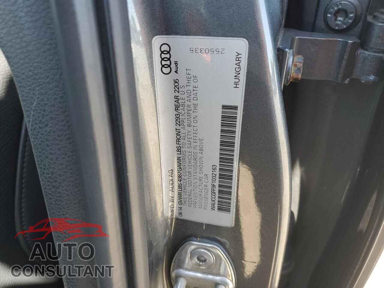 AUDI A3 2015 - WAUCCGFF9F1032163