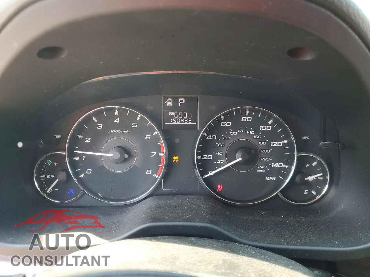 SUBARU OUTBACK 2012 - 4S4BRCCC8C3253247