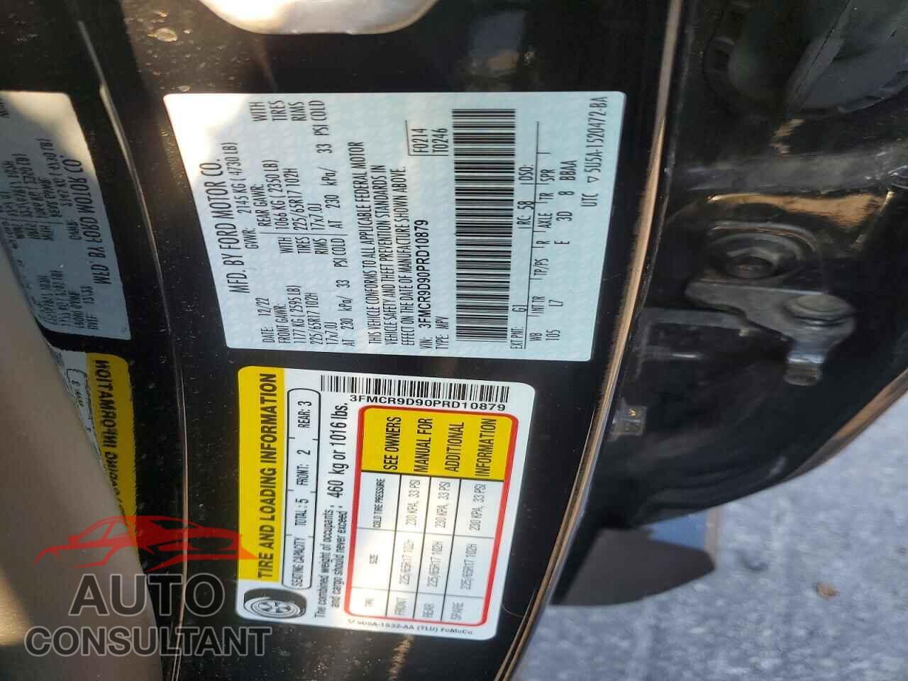FORD BRONCO 2023 - 3FMCR9D90PRD10879