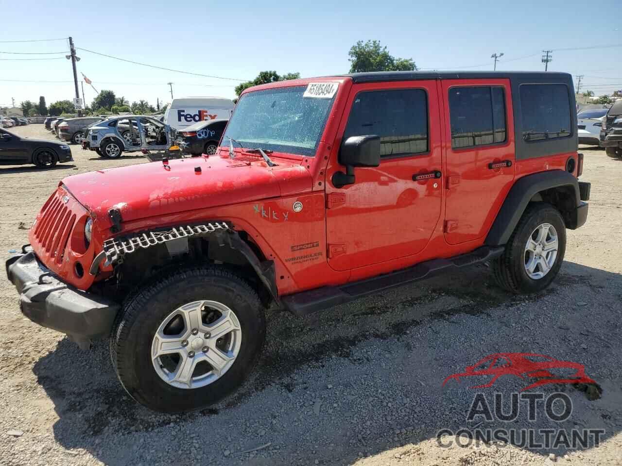 JEEP WRANGLER 2017 - 1C4HJWDG6HL595098
