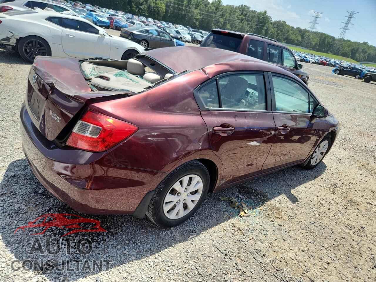 HONDA CIVIC 2012 - 19XFB2F56CE099650