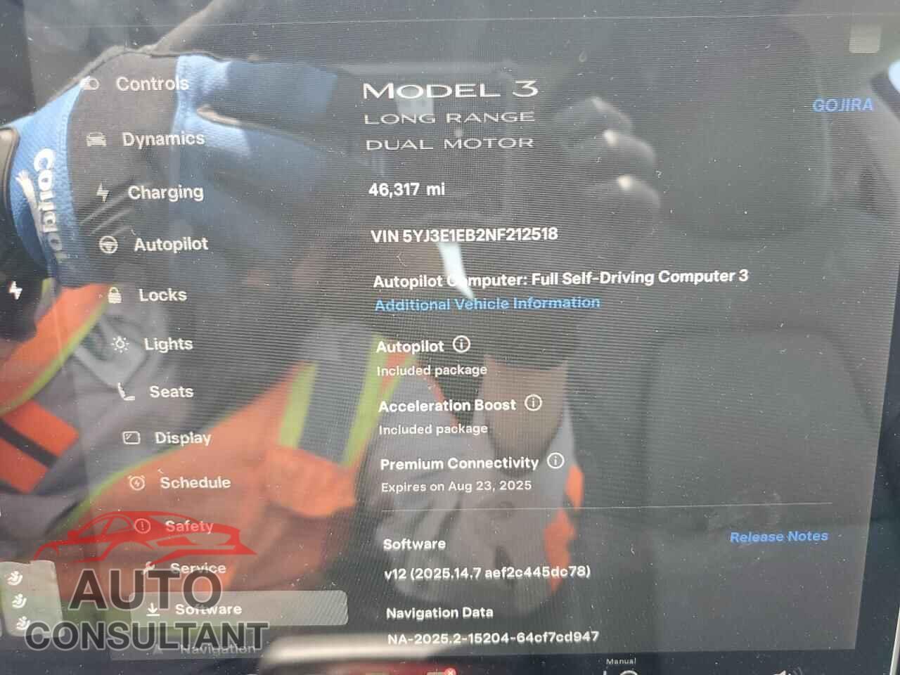 TESLA MODEL 3 2022 - 5YJ3E1EB2NF212518