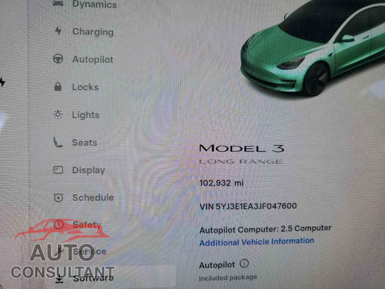 TESLA MODEL 3 2018 - 5YJ3E1EA3JF047600