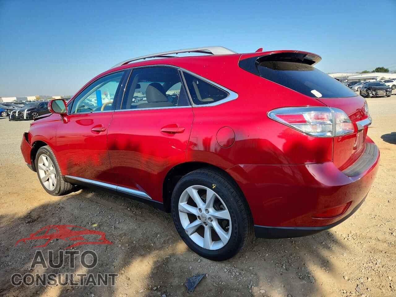 LEXUS RX350 2012 - 2T2BK1BA1CC122001