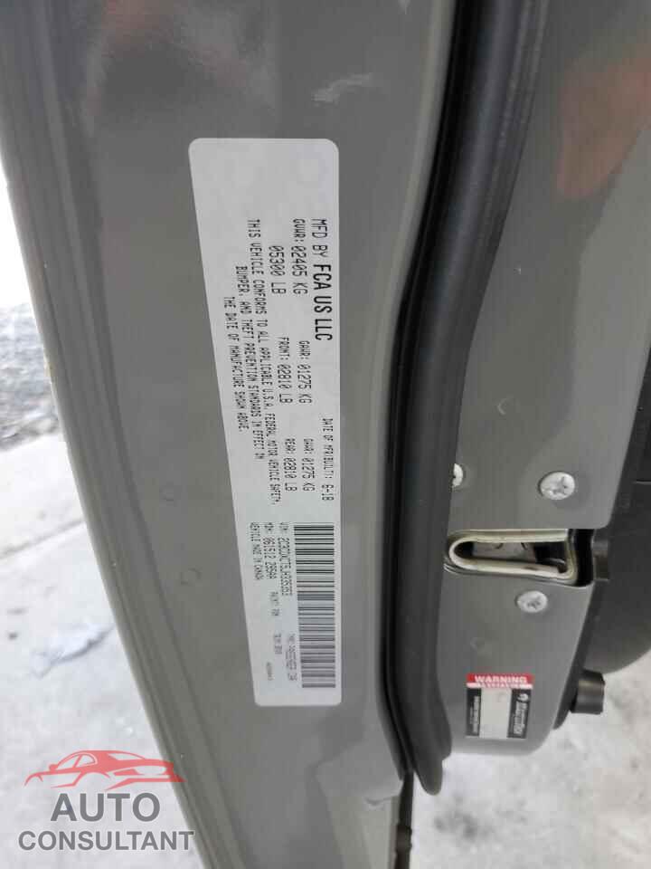 DODGE CHARGER 2018 - 2C3CDXCT5JH335353
