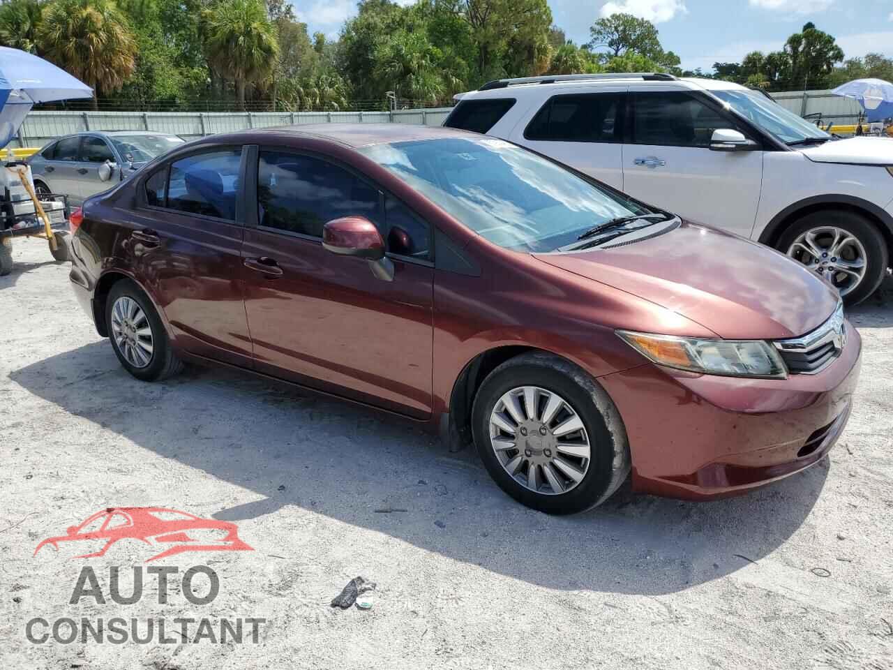 HONDA CIVIC 2012 - 19XFB2F58CE043791