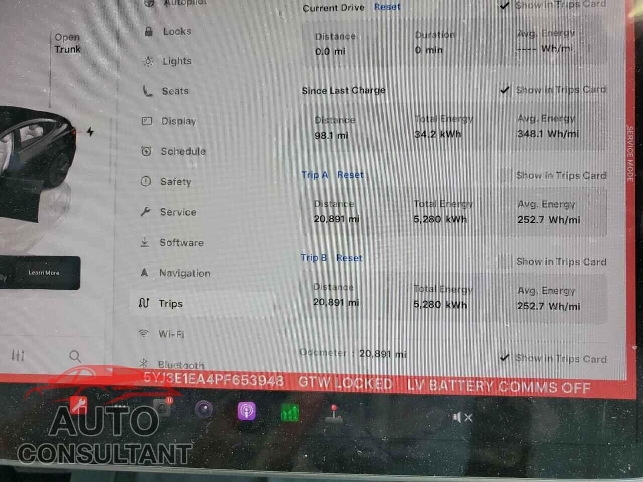 TESLA MODEL 3 2023 - 5YJ3E1EA4PF653948