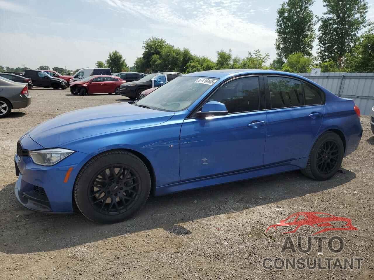 BMW 3 SERIES 2014 - WBA3B9C5XEP458305