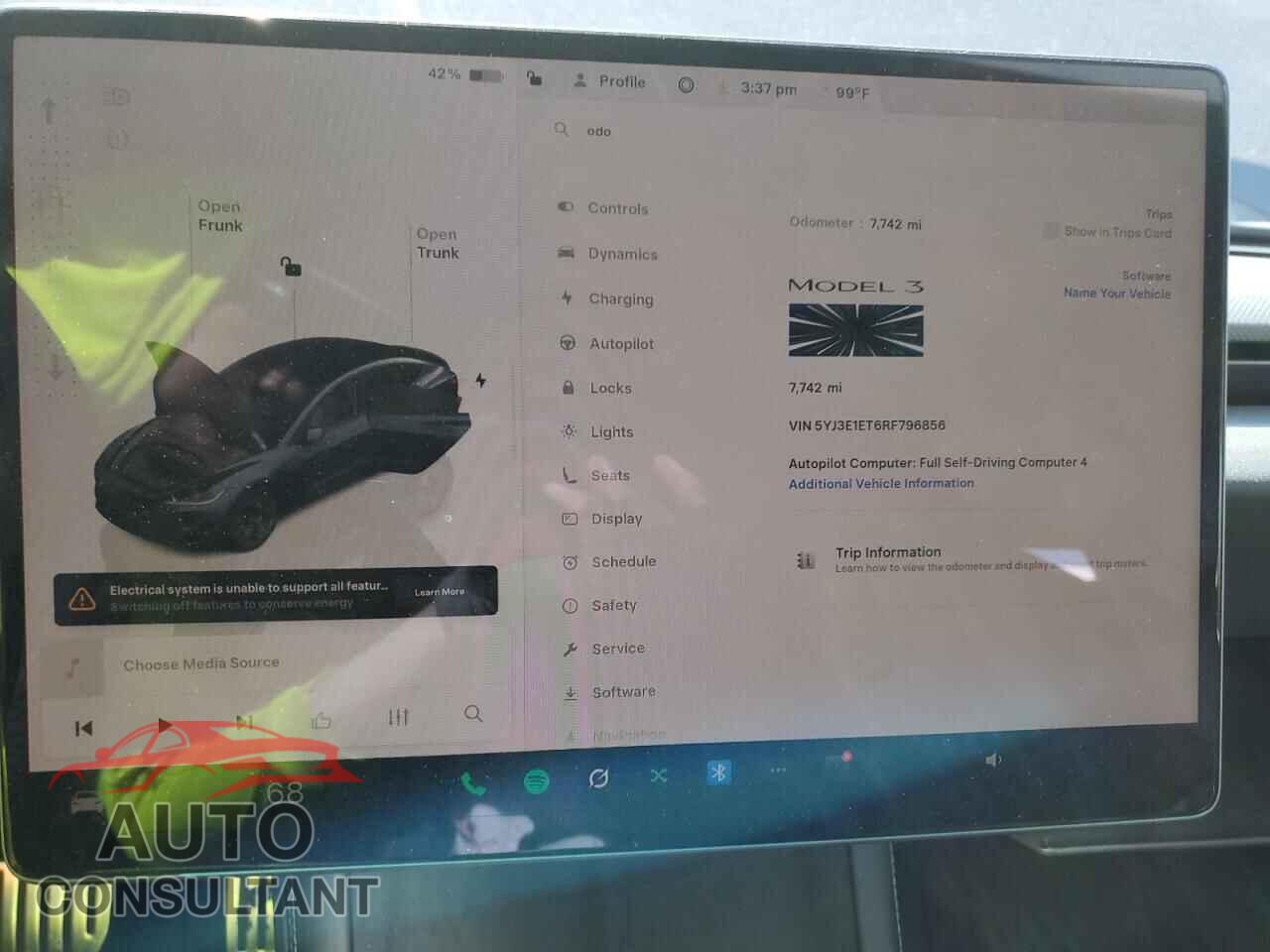 TESLA MODEL 3 2024 - 5YJ3E1ET6RF796856