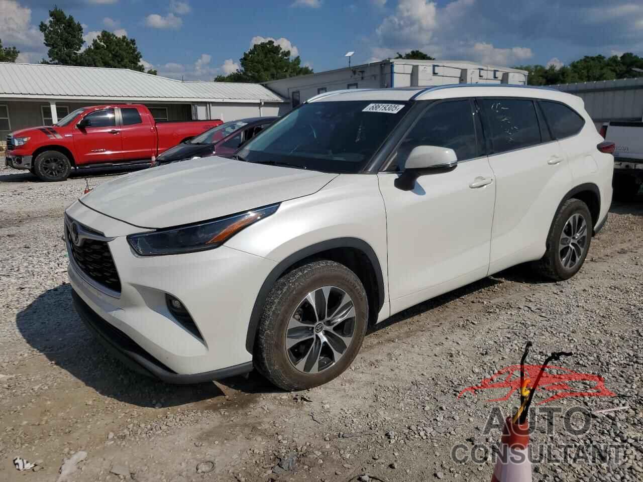 TOYOTA HIGHLANDER 2021 - 5TDGZRAH6MS043712