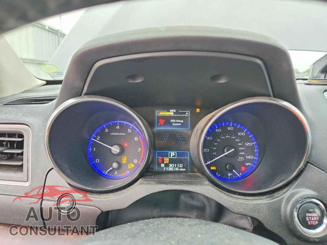 SUBARU OUTBACK 2017 - 4S4BSANC2H3238241