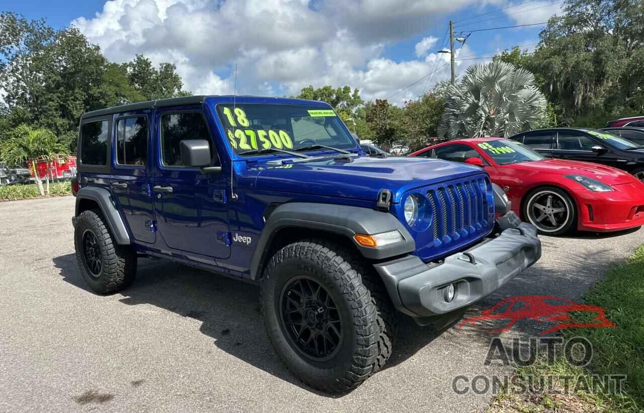 JEEP WRANGLER 2018 - 1C4HJXDG0JW278170