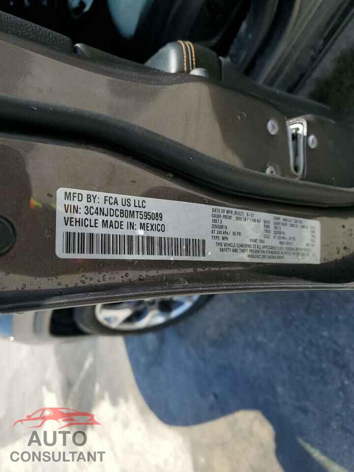 JEEP COMPASS 2021 - 3C4NJDCB0MT595089