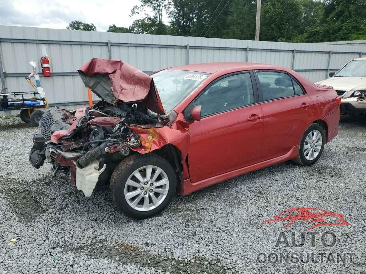 TOYOTA COROLLA 2009 - 1NXBU40E59Z043427