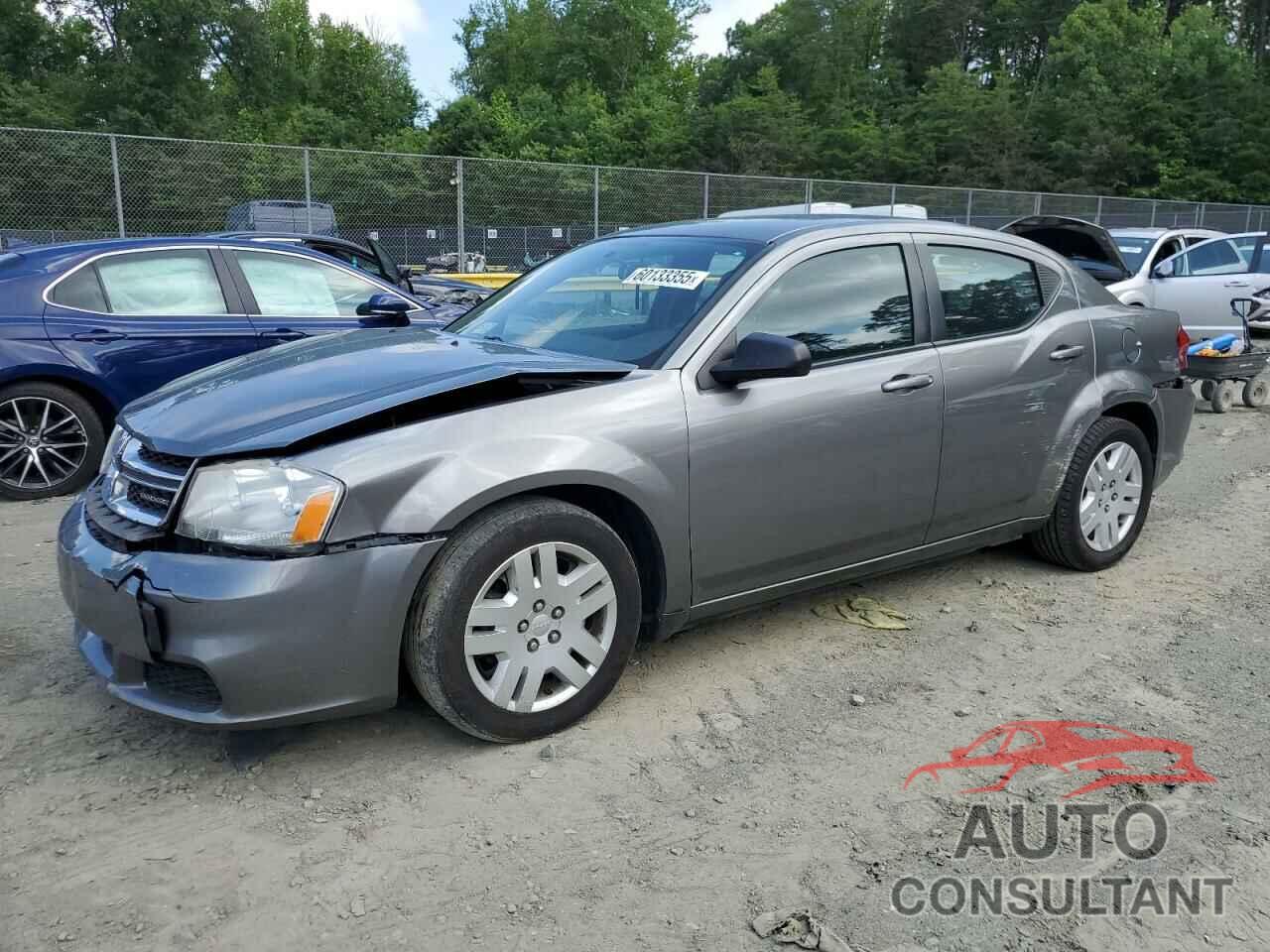 DODGE AVENGER 2012 - 1C3CDZAB6CN165147